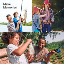 Load image into Gallery viewer, Beginner's Camo Pink Fishing Rod Kit - 65 Inch Telescopic Gear for Kids