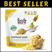 Load image into Gallery viewer, Non-Fortified Vegan Cheese Powder – 2 lbs Nutritional Yeast Flakes, Gluten-Free