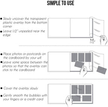 Load image into Gallery viewer, Elegant Vintage Leather Photo Album - 80 Self-Adhesive Pages for Memories