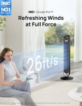 Load image into Gallery viewer, Whisper-Quiet 42'' Tower Fan with 6 Speeds &amp; Remote – Ideal for Bedroom Comfort