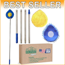 Load image into Gallery viewer, Premium 5-Minute CleanWalls Mop: Telescoping Duster for Efficient Home Cleaning