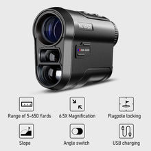 Load image into Gallery viewer, High-Precision Laser Rangefinder for Golf &amp; Hunting - 650 Yards, Water-Resistant