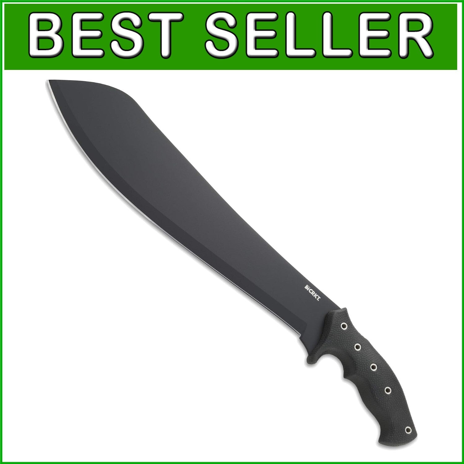 Durable 18 Inch Fixed Blade Parang Machete with Ergonomic Grip & Sheath