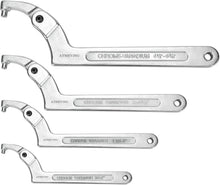 Load image into Gallery viewer, Lightweight 4-Piece Adjustable Hook Wrench Set for Vehicles &amp; Equipment