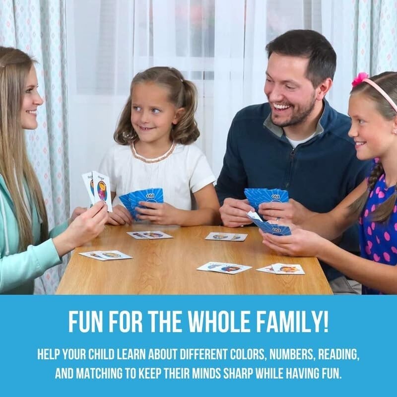 Engaging Card Games for Kids: Fun Family Set with Big Cards for Young Players