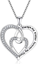 Load image into Gallery viewer, Timeless Sterling Silver Mother &amp; Son Heart Pendant - Perfect for Any Occasion