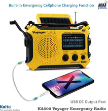 Load image into Gallery viewer, Compact Yellow Solar Power Dynamo Radio with Reading Lamp &amp; Mobile Charger