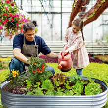 Load image into Gallery viewer, Customizable 2 Pcs Galvanized Raised Planter Box - Vegetable and Flower Support