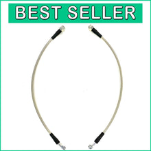 Load image into Gallery viewer, Lightweight 18'' Braided Brake Hoses - 10mm Banjo Hole Design for Versatile Use