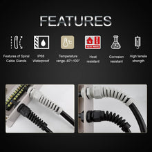 Load image into Gallery viewer, Durable 50-Piece NPT 1/2" Waterproof Cable Glands – Heat &amp; Abrasion Resistant
