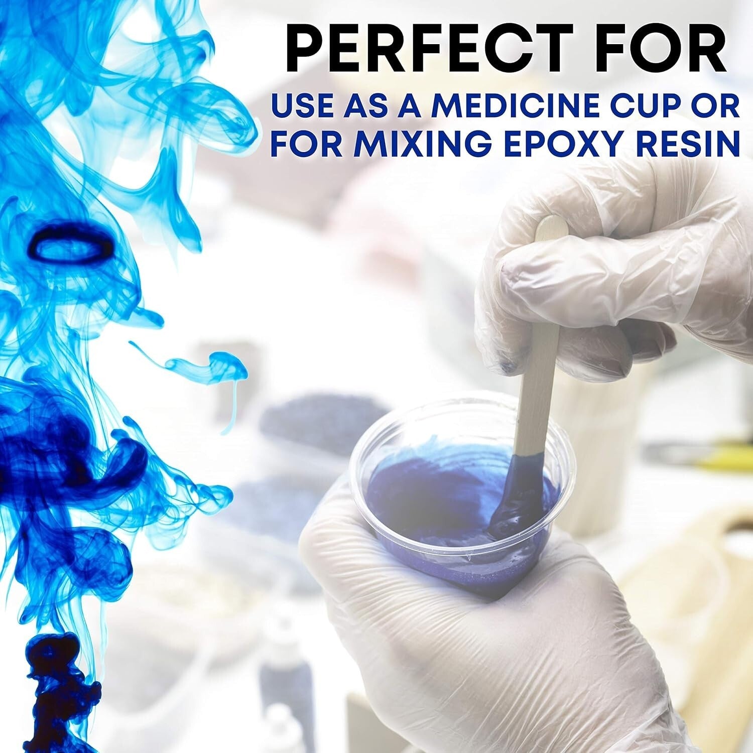 2000 Count Graduated 1 Oz Disposable Plastic Medicine Cups for Precise Mixing