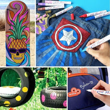 Load image into Gallery viewer, Versatile 54 Color Paint Marker Set - Ideal for Rock, Glass and Fabric Projects