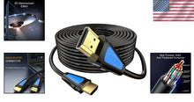 Load image into Gallery viewer, Durable 100 ft HDMI Cable with No Signal Amplifier Needed - Big OD 9.0mm