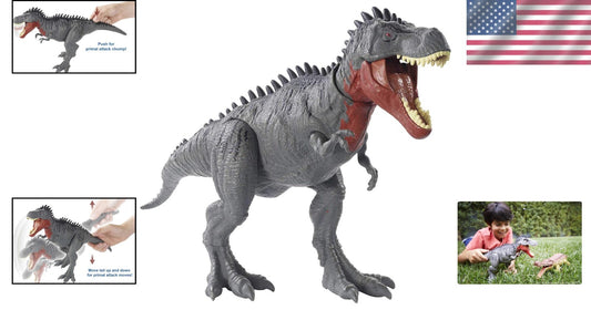 Interactive Jurassic World Tarbosaurus Dinosaur Action Figure - Chomping Motion