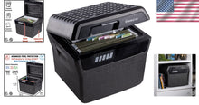 Load image into Gallery viewer, Heavy-Duty Charcoal Gray Safe with Digital Keypad – Protects Files &amp; Media