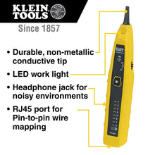 Load image into Gallery viewer, 705 Wire Tracer Tone Generator &amp; Probe Kit - Ethernet, Telephone, Data Cables