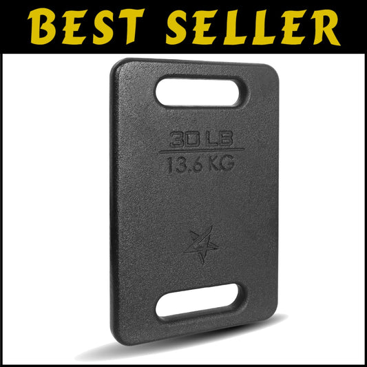 Durable Cast Iron Weighted Plates – 10LB to 45LB for Ultimate Strength Workouts