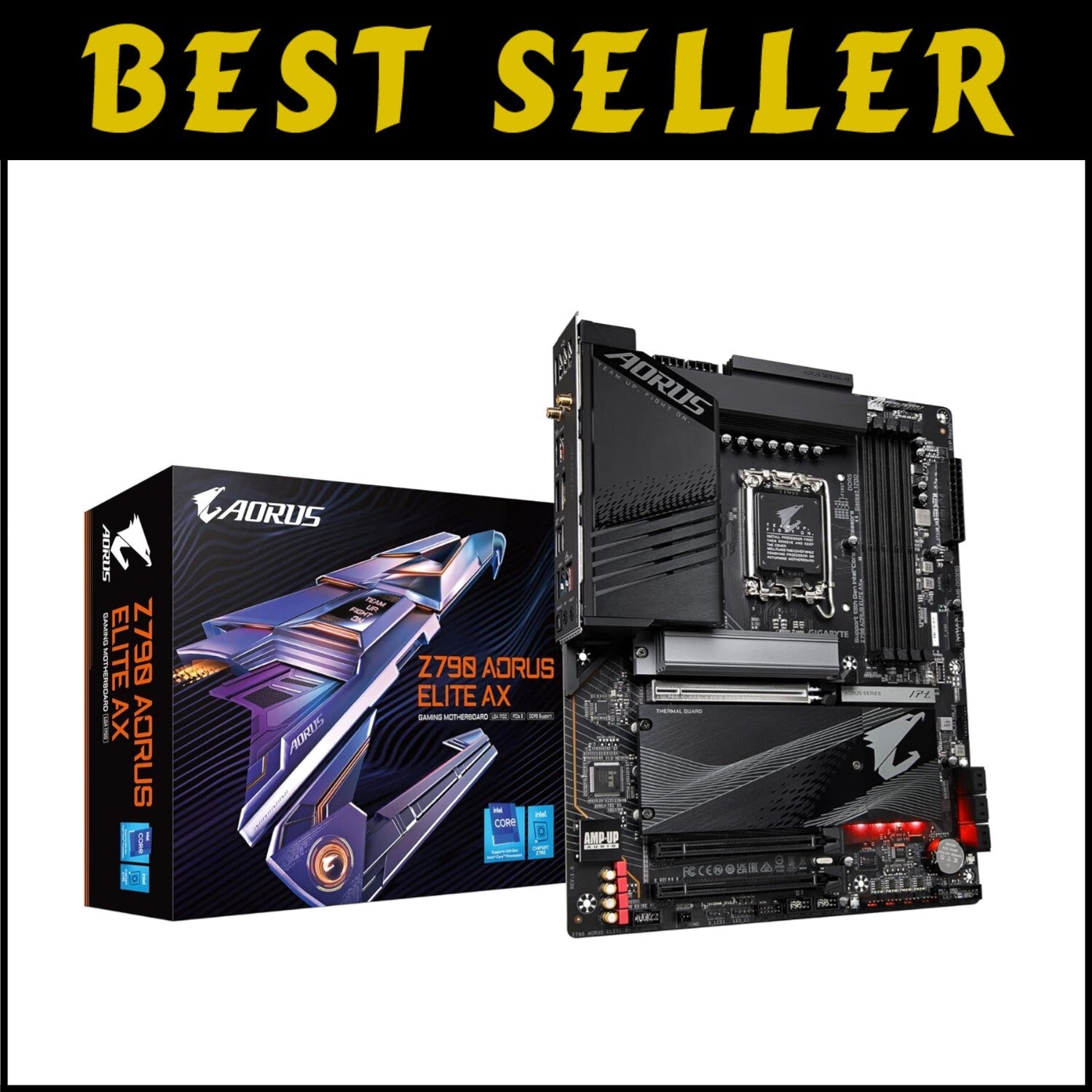 Advanced Gaming Motherboard: LGA 1700 Socket, Quad M.2 & Enhanced Thermal Design