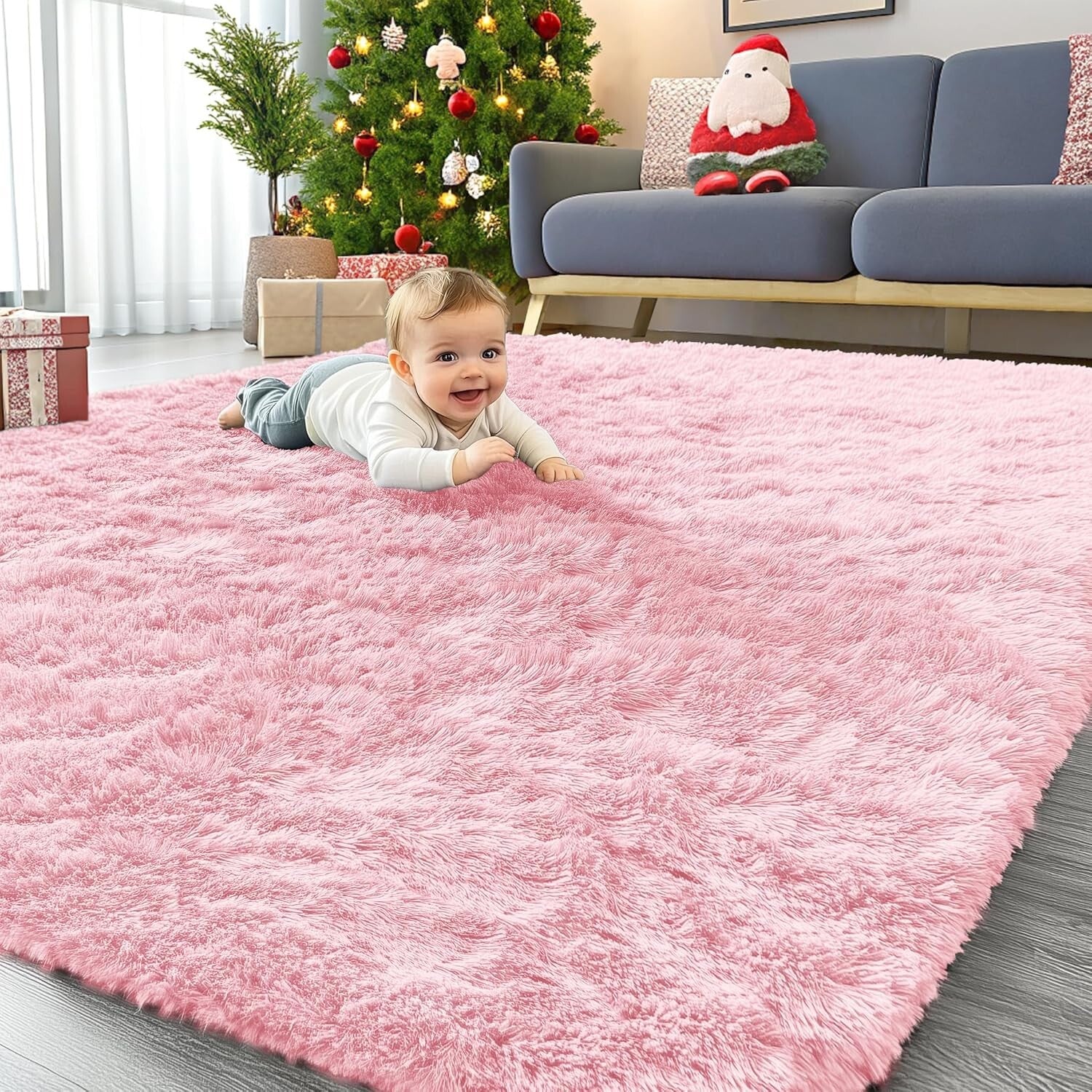 Elegant & Cozy 5x8 Machine Washable Area Rug - Perfect for Kids’ Rooms