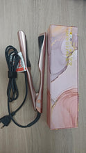 Load image into Gallery viewer, Professional Heat-Up Flat Iron &amp; Curling Iron: 12 Temp Settings &amp; Mat Included