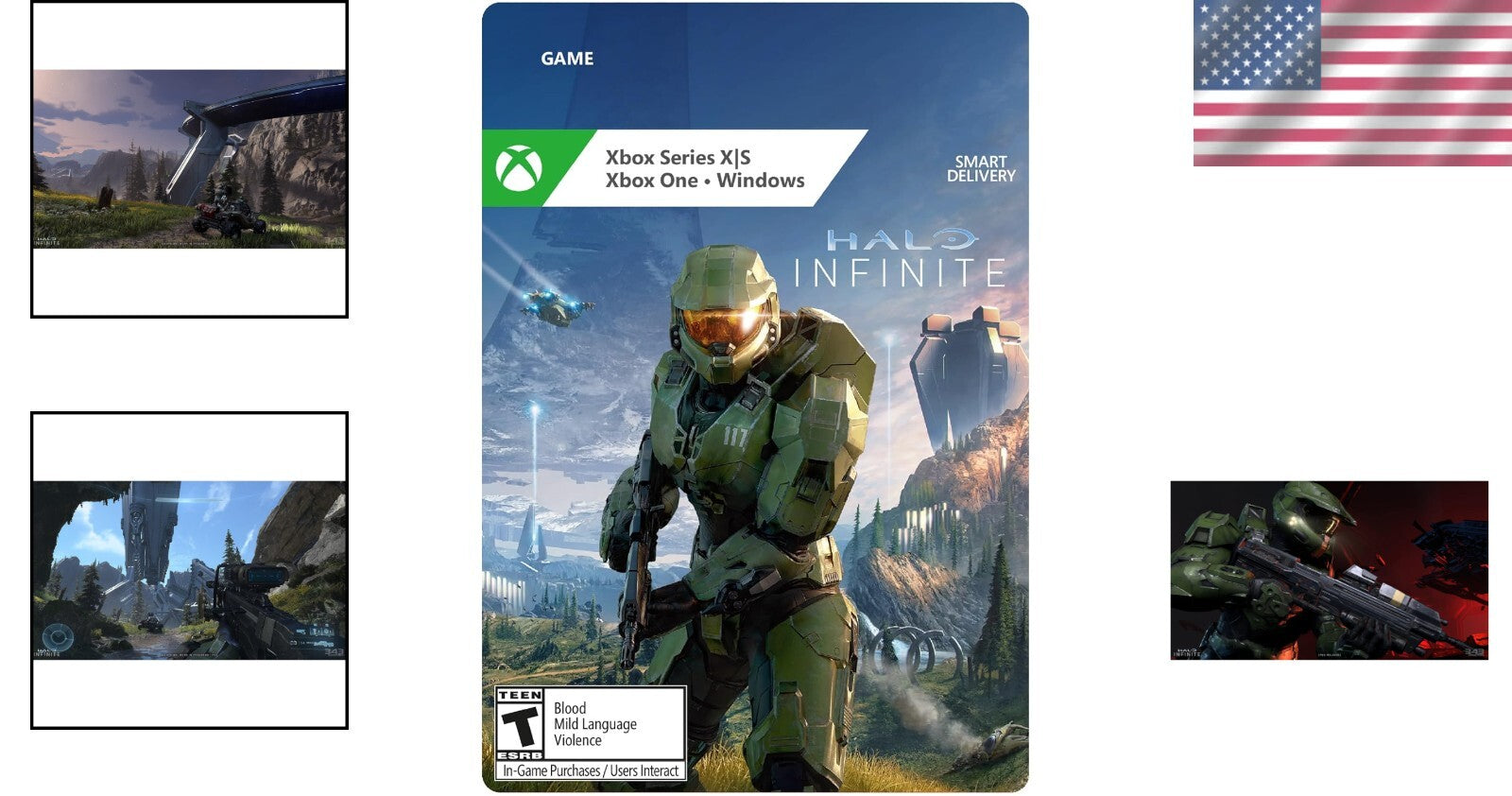 Halo Infinite Video Game - Exclusive VK78 Commando Skin & Cross-Platform Play