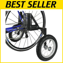 Load image into Gallery viewer, Quality Heavy-Duty Training Wheels for Adults - Fit 24" to 29" Bicycle Sizes