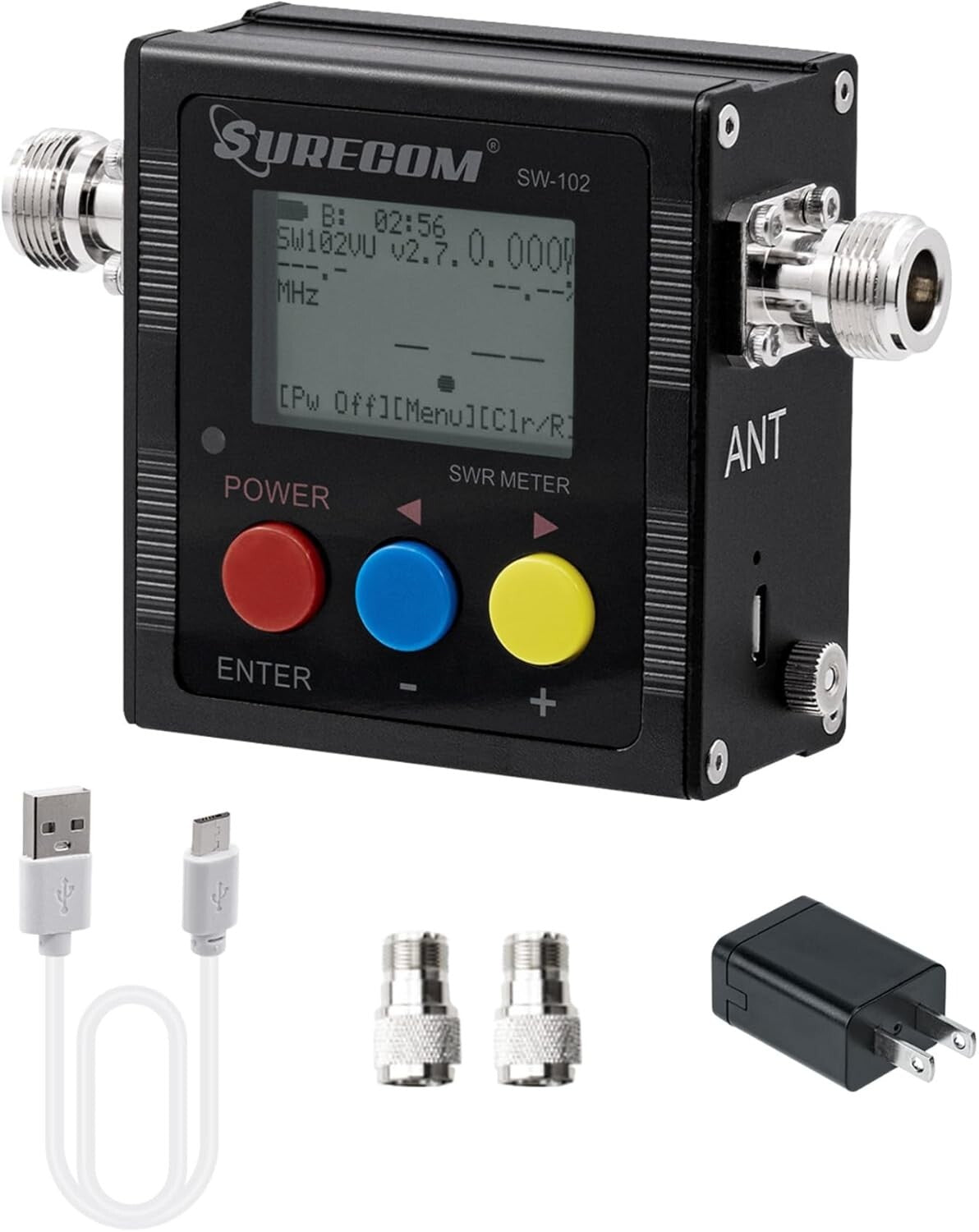 Digital SWR Meter with 120W Power Range & Rechargeable Battery - Essential Tool