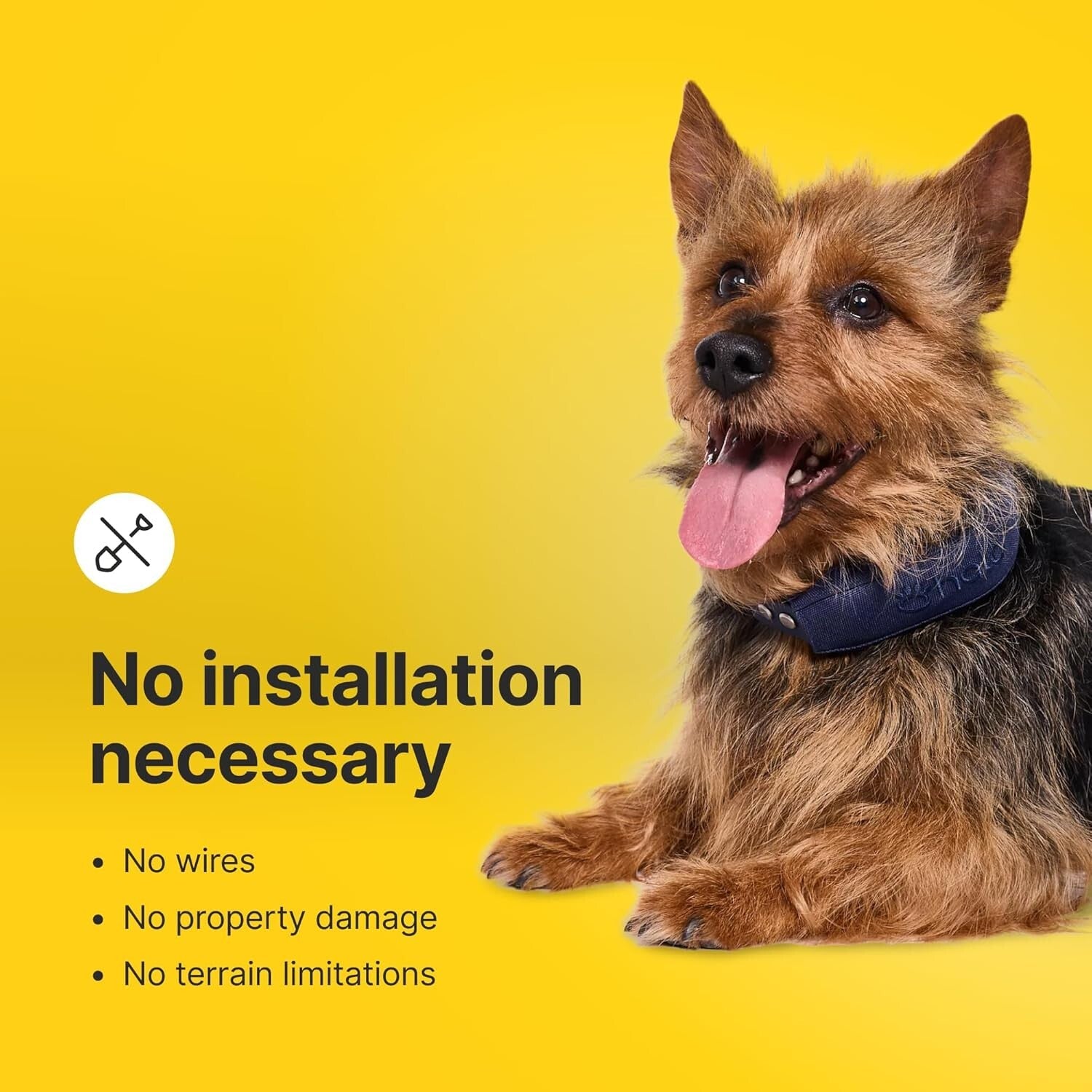 All-New GPS Wireless Dog Fence & Training Collar - Waterproof, Orchid Color