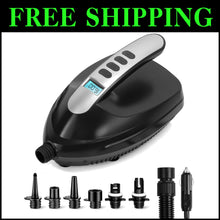 Load image into Gallery viewer, Quick Inflate Electric Pump with LCD Display for Paddle Boards &amp; More - 12V