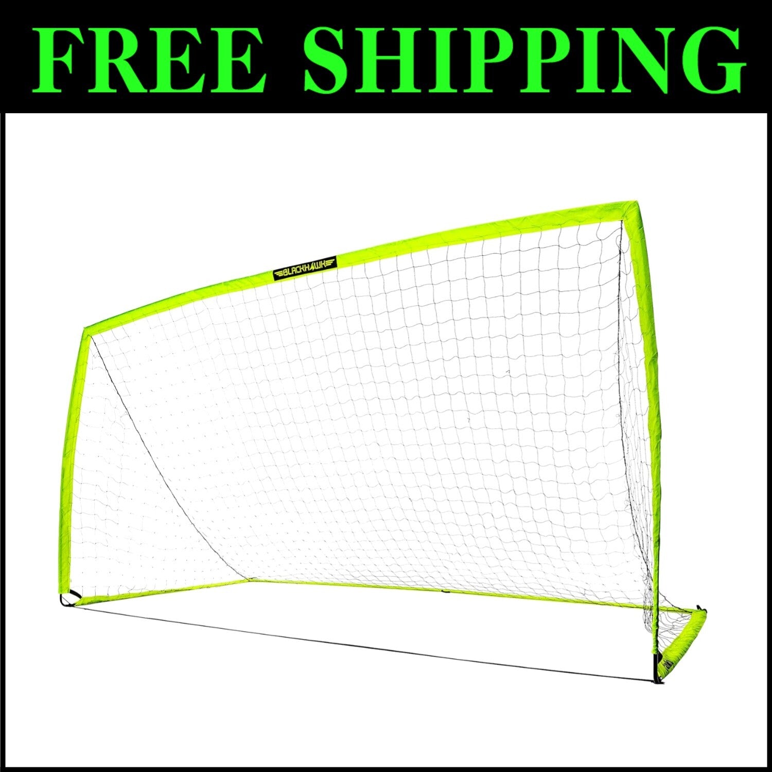 Durable Indoor/Outdoor 12' x 6' Soccer Goal - Lightweight & Portable Gear