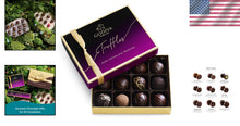 Load image into Gallery viewer, Exquisite Belgian Dark Chocolate Truffles Gift Box - 12 Assorted Delights