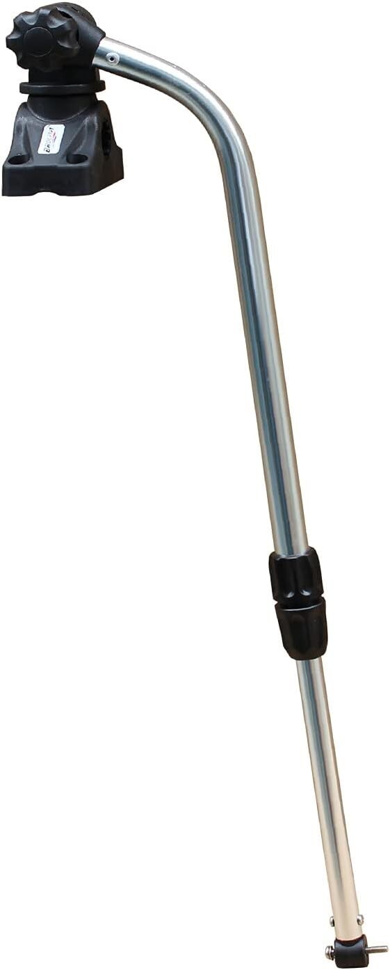 Versatile Fish Finder Mounting Arm for Inflatable Boats & Kayaks - Deck Mount