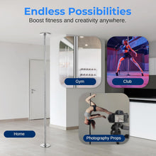 Load image into Gallery viewer, Adjustable Dance Pole for Fitness - Elegant Chrome Finish, Perfect for Parties