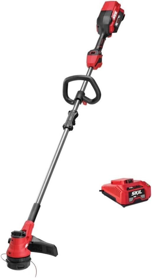 PWR CORE 40V Brushless String Trimmer Kit - 15-Inch Cutting Width, Fast Charging