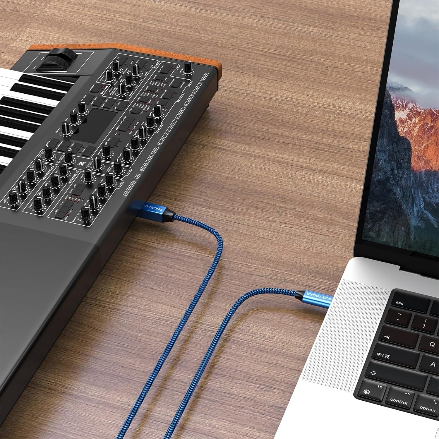 USB C Printer & Scanner Cable 100ft - Tangle-Free, Reinforced Durable Design