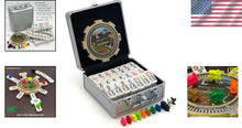 Load image into Gallery viewer, Premium Double 15 Domino Set with 9 Train &amp; 2 Chicken Markers - Travel Ready