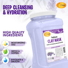 Load image into Gallery viewer, Lavender &amp; Wildflower Clay Mask - 128 Oz Deep Cleansing &amp; Hydrating Treatment