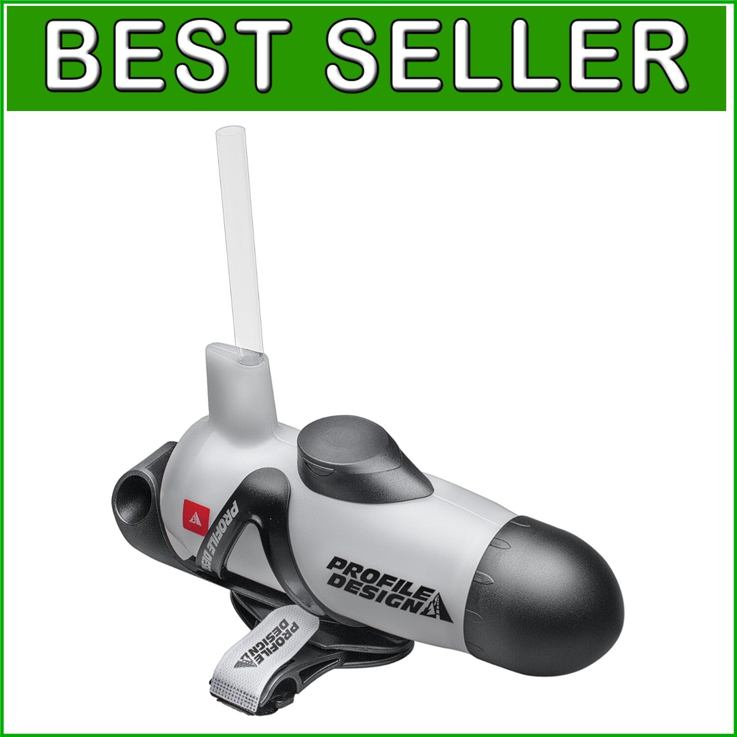 BPA-Free 28 Oz Aerodynamic Cycling Bottle with Integrated Straw - Clear Finish