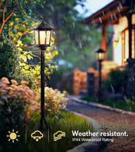 Load image into Gallery viewer, Rotating 63-Inch Solar Garden Lights - 2 Pack Waterproof with Automatic On/Off