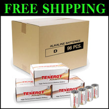 Load image into Gallery viewer, 96-Pack Non-Rechargeable D Cell Batteries with Anti-Leak Design &amp; Freshness Seal
