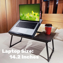Load image into Gallery viewer, Multi-Use Adjustable Lap Desk - Breakfast Tray with Cup Holder &amp; Easy Transport