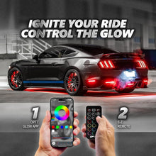 Load image into Gallery viewer, 24" Waterproof RGB LED Strips with Music Sync - Bluetooth Control for Vehicles