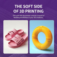 Load image into Gallery viewer, Premium 1kg TPU Filament, 95A Black, Ideal for Layer Adhesion &amp; Durability