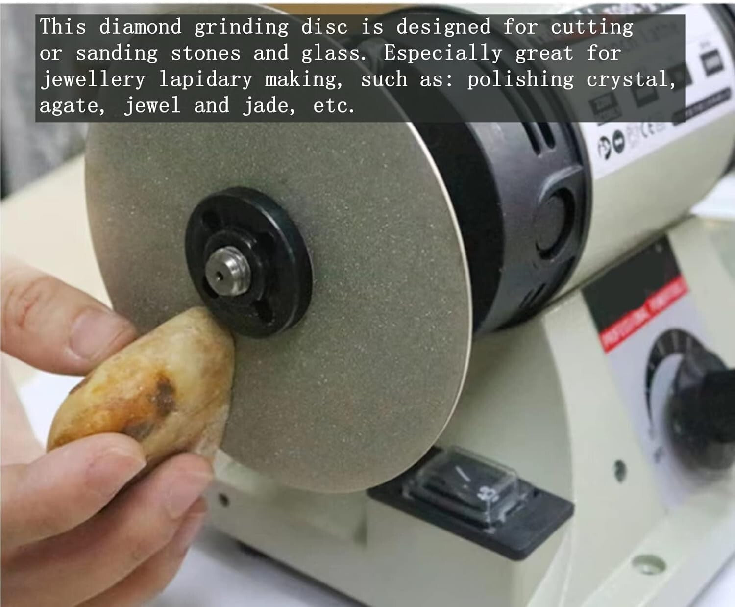 Diamond Flat Lap Disc Set (80-3000 Grit) for Jewelry Making & Glass Grinding