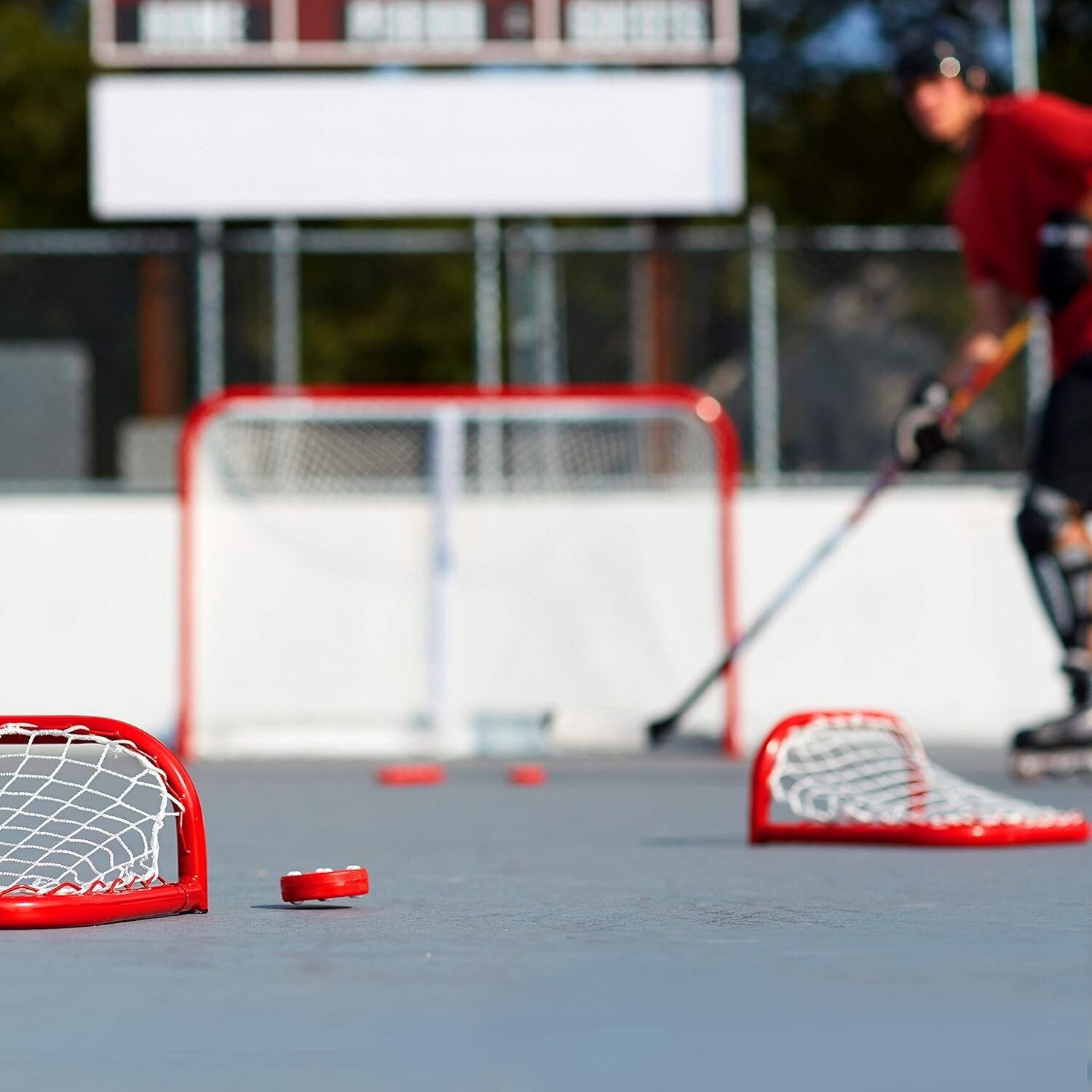 Durable 24-Pack Roller Hockey Pucks - Perfect for Street & Outdoor Games