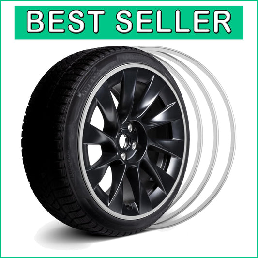 Durable Alloy Rim Strips - Set of 4 for 22" Wheels, Curb Rash & Damage Defense