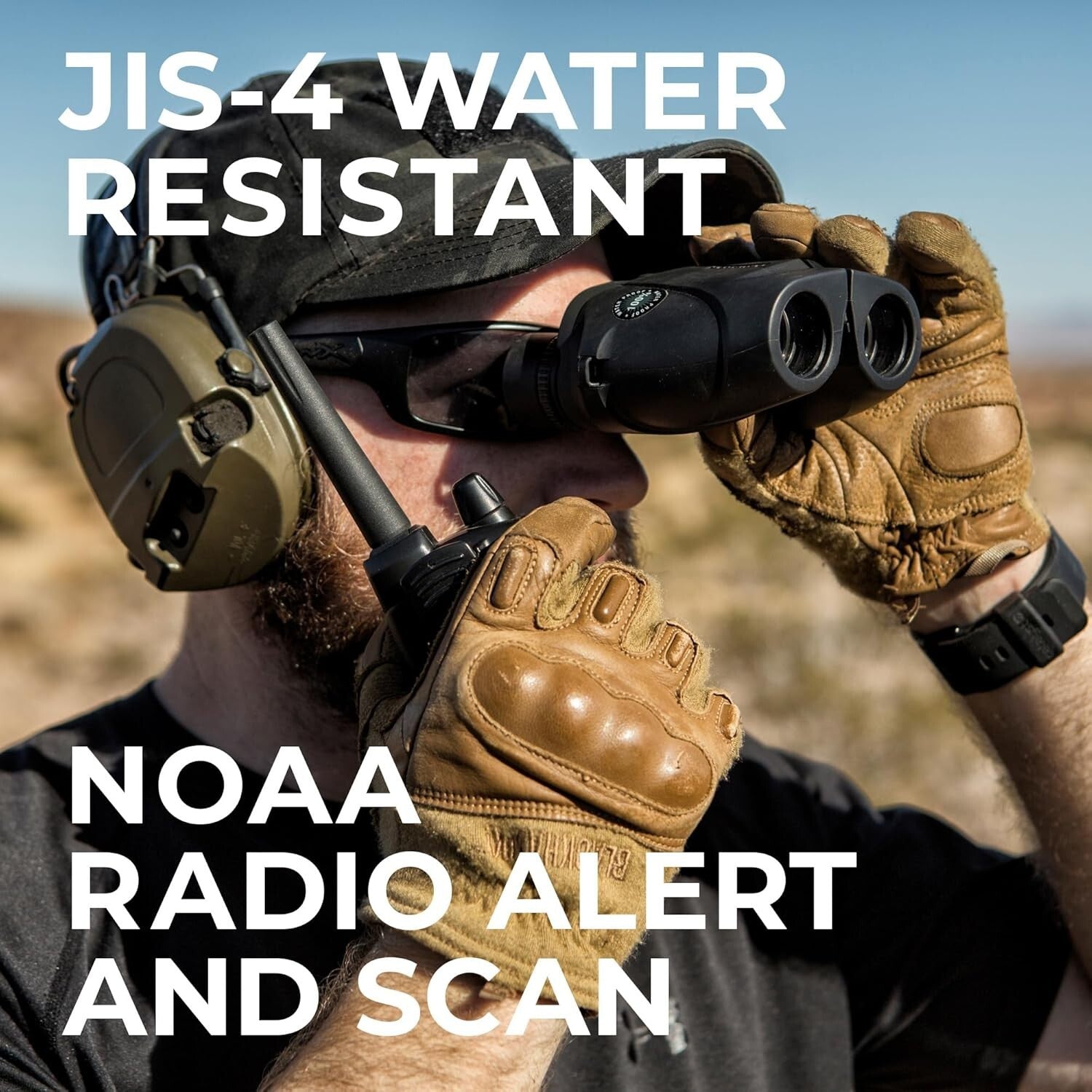 Family Ready Waterproof Walkie-Talkies with 142 Privacy Codes & Alerts