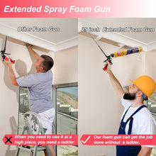 Load image into Gallery viewer, Professional Spray Foam Insulation Gun - 25-Inch Reach with Non-Stick Coating