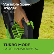 Load image into Gallery viewer, Ultra-Lightweight 80V Axial Blower - 80 Minutes Run-Time, Rapid Charger Included