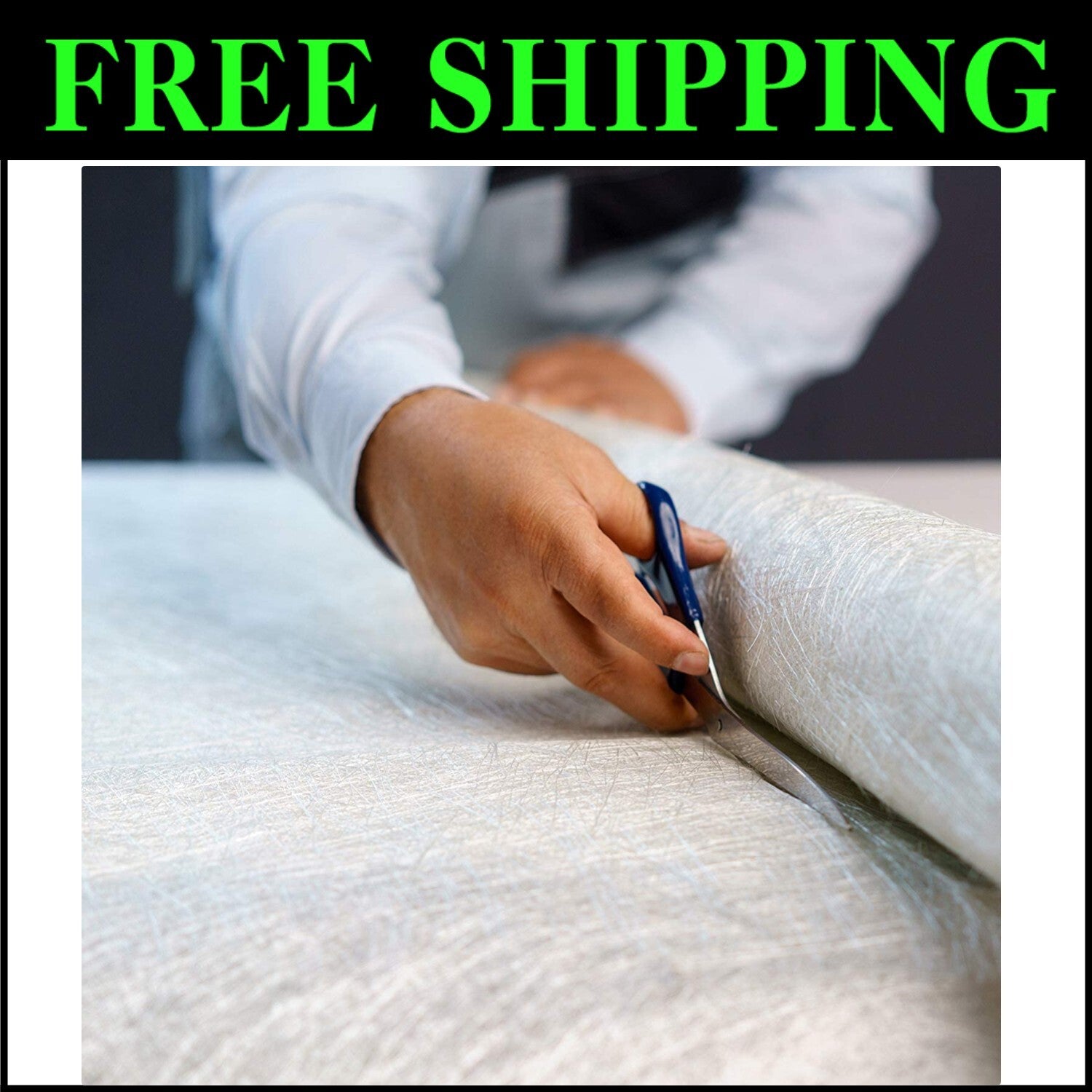 Premium 1.5 Oz Chopped Strand Fiberglass Mat - 125 sq ft Roll for Easy Repairs